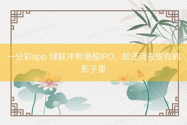 一分彩app 綠聯沖刺港股IPO，卻還活在安克的影子里